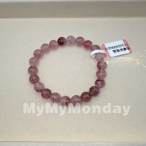 Strawberry Quartz Bracelet 8mm